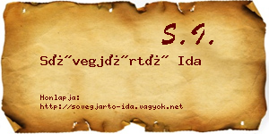 Sövegjártó Ida névjegykártya
